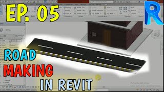 Ep05  Road Making In Revit  REVIT ARCHITECTURE  CIVIL TECH HINDI [upl. by Eelarak]