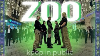 KPOP IN PUBLICONE TAKE NCT × AESPA  ZOO dance cover by DRAMA in RUSSIA [upl. by Loveridge]