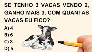 3 QUESTÕES PARA DESAFIAR SEU CÉREBRO🔥 GRAU 1 [upl. by Huberman]