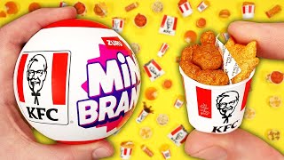 Opening The Mini Brands KFC Series Kentucky Fried Chicken [upl. by Fraase]