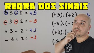 Regra dos Sinais  Jogo do Sinal [upl. by Shandeigh]