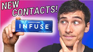 Best Contact Lenses for Dry Eyes BampL Infuse Review Ultra One Day [upl. by Esined]