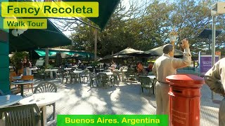 FANCY Recoleta Buenos Aires Walk Tour Argentina [upl. by Otreblif]