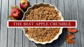 Easy Apple Crumble Vegan Option [upl. by Kcirdahc]