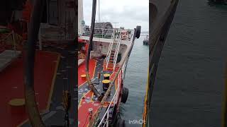 bunkering on progress onboard ship sea life sealifeenjoy travel sealover [upl. by Eynttirb]