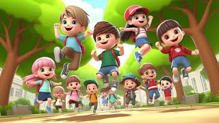 Jump Jump Up And Down kids Song  Kids Nursery Rhymes [upl. by Orbadiah]