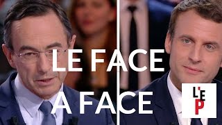 Faceàface Emmanuel Macron  Bruno Retailleau  LEmission politique le 6 avril 2017 France 2 [upl. by Jobie]