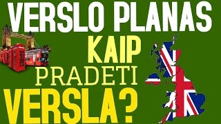 Verslo Planas  Kaip Pradėti Verslą [upl. by Eiuol]