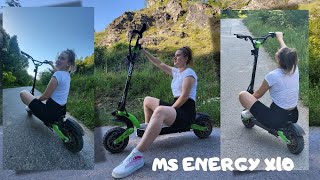 🛴 Recenzija trotineta MS Energy X10  Review scooter MS Energy X10 4K [upl. by Milka596]