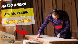 CÓMO CARPINTERÍA desde 0 Restauración Rápida de Muebles  🔨 Techniques and TRICKS 5 TIPS [upl. by Airamana]