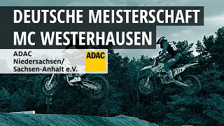 ADAC MX Weekend Sonntag  1 Läufe Deutsche Meisterschaft Motocross Westerhausen [upl. by Teriann161]