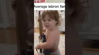 Average LeBron fan😭💀🙏lebronjames shorts ishowspeed [upl. by Heida221]