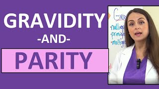 Gravidity and Parity Examples Maternity Nursing NCLEX Review Gravida amp Para [upl. by Tikna]