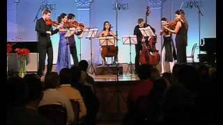 ZAGREB KOM 3 • Mendelssohn String Octet  mov 1 part 2 with double bass [upl. by Yknip]