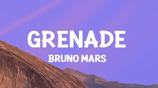 Bruno Mars  Grenade Lyrics [upl. by Radborne]