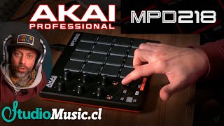 Controlador Midi Akai MPD 218 Review y Tutorial 😎👊 StudioMusiccl [upl. by Alexia]