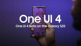 One UI 4 Beta on the Galaxy S20 [upl. by Hegarty]