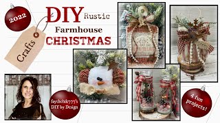 DIY Rustic Farmhouse Christmas Crafts  DIY Christmas Crafts  DIY Rustic Christmas Crafts 2022 [upl. by Gurolinick711]