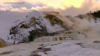 MAMMOTH HOT SPRINGS ☜☞ YELLOWSTONE [upl. by Bowler588]