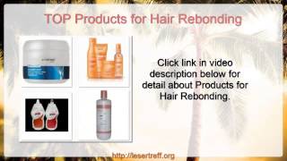 Products for Hair Rebonding  Hair Rebonding Products [upl. by Ardien]