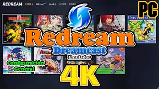 Redream  Emulador de Dreamcast para PC  Configuración General  2022 [upl. by Anialem532]