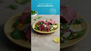 Involtini di Roast beef potenzia muscoli  Beko Italia [upl. by Arihsaj]