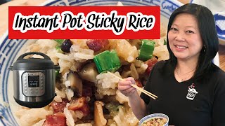 INSTANT POT CHINESE STICKY RICE  Loh Mai Fan [upl. by Notreb]