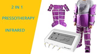 Lymphatic drainage machine  Pressotherapy lymphatic massage  Pressotherapy machine [upl. by Felten]