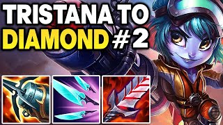 How to play Tristana in low Elo  Tristana Unranked to Diamond 2  League of Legends [upl. by Ailil277]