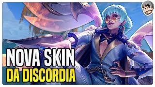 TESTANDO A NOVA SKIN DA DISCORDIA PASSE DE BATALHA  DISCORDIA MID  Conquista [upl. by Elahcar]