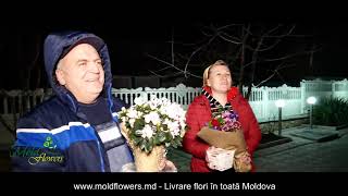 Flori cu surprize Straseni satul Lozova Livrare flori cu surprize in raionul Straseni 06012020 [upl. by Venuti]