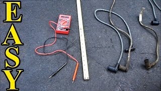 How to Test Spark Plug Wires [upl. by Ardnazxela]