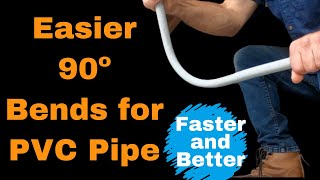 How to Bend PVC Pipe and Get Easier 90º Bends Introducing The Benders Friend [upl. by Attaymik]