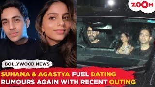 Suhana Khan amp Agastya Nanda spark DATING rumours as they step out for an outing together [upl. by Shreeves]