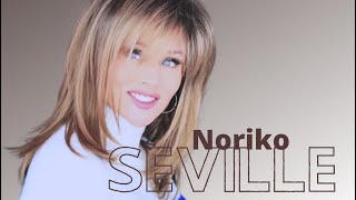 Noriko SEVILLE Wig Review  Macadamia LR  HELP for BANGS wHOT AIR BRUSH  Compare ALVA [upl. by Mullins]