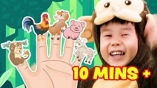 Baby Shark Finger Family Numbers Edition 1  10 amp Animals Finger Family  DoReMi Kids Songs [upl. by Ker927]