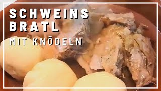 Schweinsbratl mit Waldviertler Knödeln gerykocht [upl. by Etnuahc]