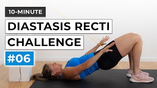 10Minute Diastasis Recti Challenge 6  Postpartum Abs [upl. by Apollus]