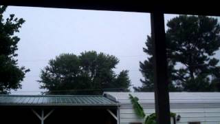 Severe Thunderstorm Porch View  62813  Storm A [upl. by Edythe594]