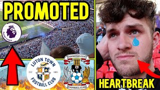 85000 FANS PENALTY HEARTBREAK amp LUTON TOWN PROMOTED TO PREMIER LEAGUE  COVENTRY CITY 11 LUTON [upl. by Eural]