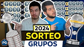 SORTEO COPA LIBERTADORES y SUDAMERICANA 2024🔥FASE de GRUPOS👉REACCIÓN y ANÁLISIS [upl. by Oneil]