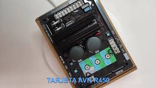 TARJETA AVR R450 [upl. by Brick]