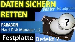 DATEN SICHERN INTERN  EXTERN  DATEN WIEDERHERSTELLEN TUTORIAL 2013 TEIL 1 [upl. by Alysoun]