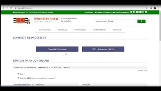 COMO CONSULTAR PROCESSO NO SITE DO TJSP [upl. by Adanar]