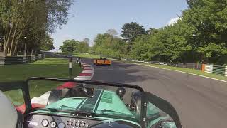 Jamie Unwin giving hot rides in a Caterham 620S at Cadwell Park [upl. by Maurilla966]