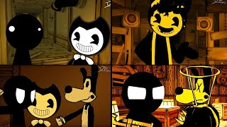 Stickman IN Bendy And The Ink Machine Animations BATIM Animation [upl. by Cornelie]