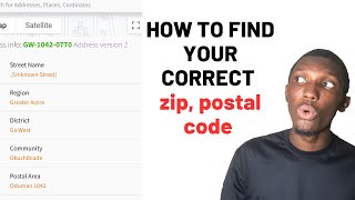 How to find the correct ZIP code or POSTAL code for your area [upl. by Haimerej]