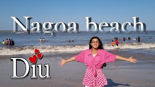 Diu nagoa beach new look  NAGOA BEACH  best beachs in India nagoa beach tour  mini goa [upl. by Edwine13]