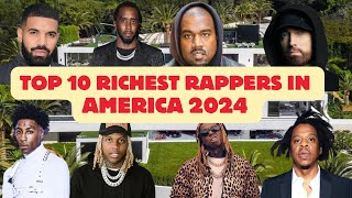 Top 10 Richest Rappers in the USA  2024 Net Worth Ranking According To Forbes [upl. by Antoine]