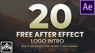 Best 20 New Logo Intro After Effects Template Free Download [upl. by Madai]